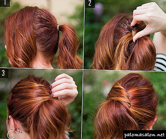 8 coiffures légères pour chaque jour, faites-le vous-même: instructions photo pas à pas