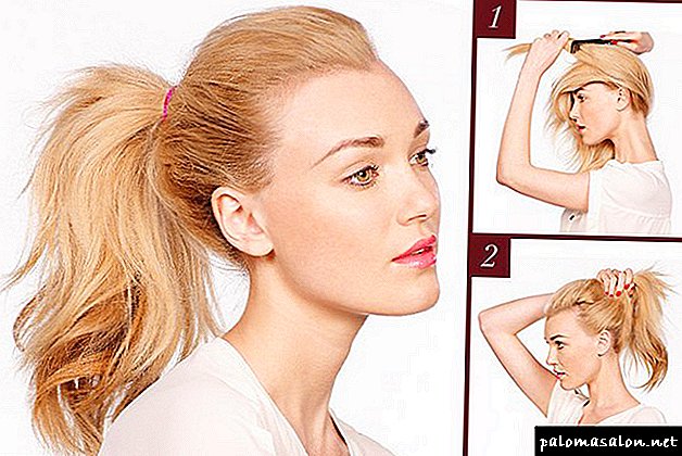 Hairstyles tails for long hair