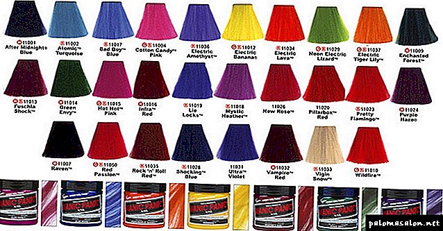 30 צבעים חריגים של צבע שיער מאניה פאניקה