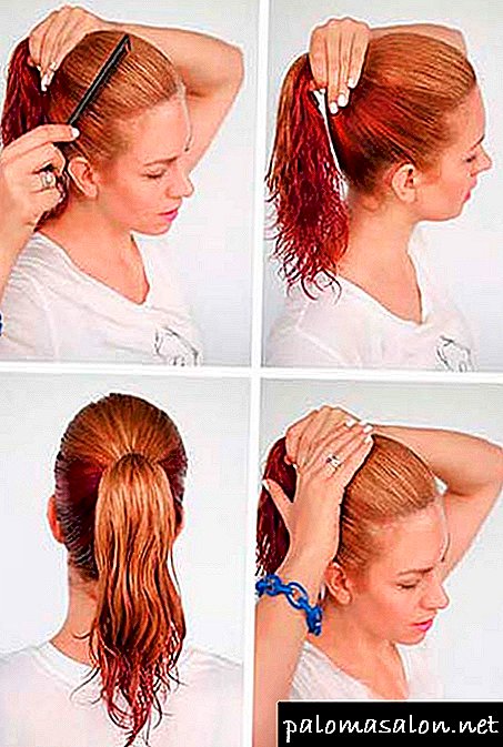 7 greitos šukuosenos WET HAIR (nuotraukų pamokos)