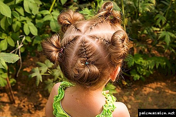 自分の手で女の子のための美しいヘアスタイルを作る方法 - 毛の3種類の子供の散髪