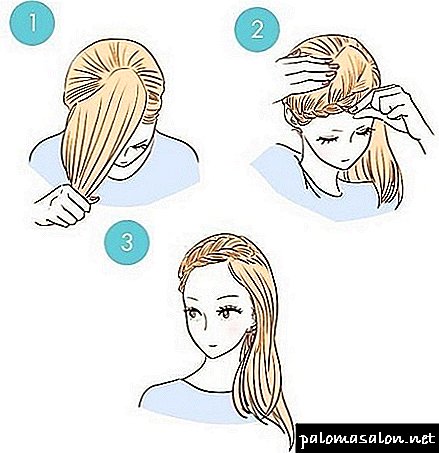 Fast hairstyles in five minutes 2018-2019: a simple hairstyle photo ideas