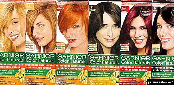 Paleta de cores de cores de cabelo Garnier