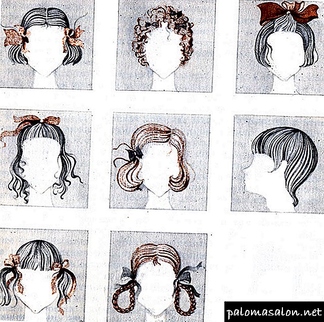 Children's hairstyles - 4 requirements when creating them