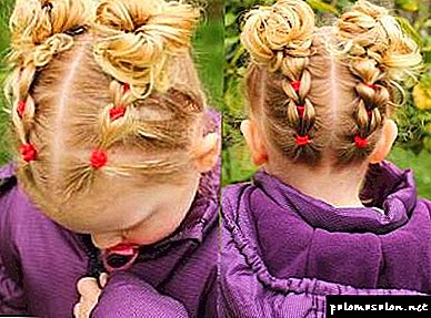Svarbiausi patarimai kuriant vaikų šukuosena su guminėmis juostomis ir daugiau nei 7 originalios idėjos