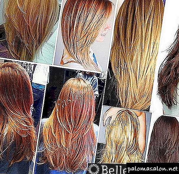 Corte de cabello con 48 fotos en cascada para cabello largo, mediano y corto.