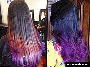 How to create a creative image with a purple ombre