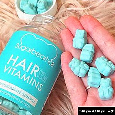 Vitamins in the form of Honey teddy hair bears to grow and strengthen hair