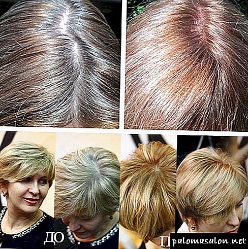 Dyeing gray hair with professional, high-quality and natural dyes
