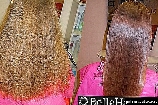 Restauration de cheveux de kératine