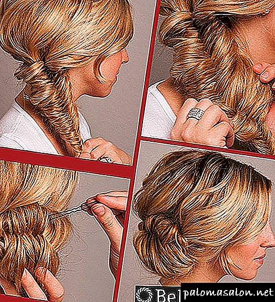 How to weave a fishtail braid