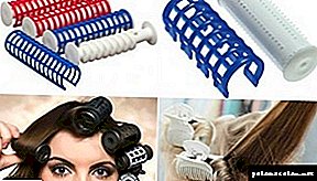 How to wind the hair on hot rollers