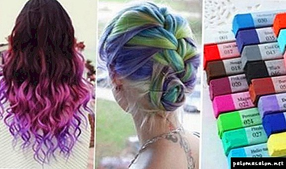 Color crayons for hair: 85 photos
