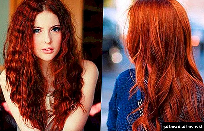 Red hair color: who is coming, how to choose a shade