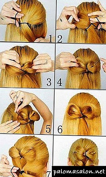 10 kiểu tóc nhẹ với dây dệt và dây thun