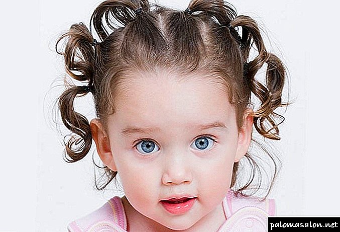 短い髪のための美しい子供のヘアスタイルのための5つのオプション