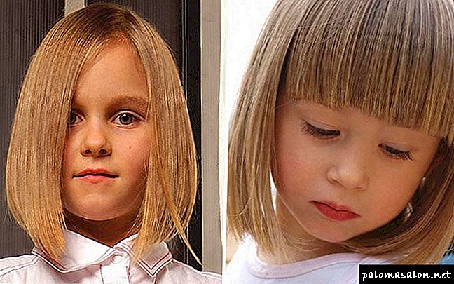 TOP 10: Children's trendy haircuts for girls for short and long hair c photo