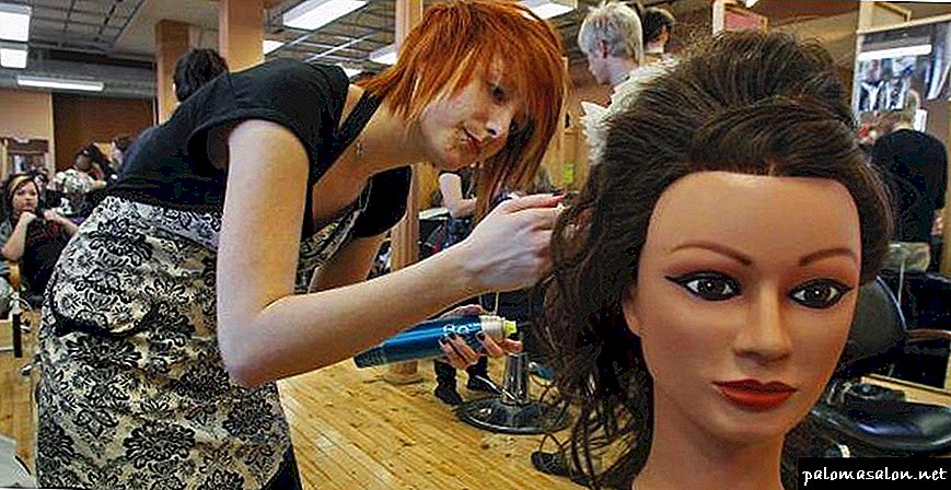 Mannequin to create hairstyles: the ability to work with at least 3 shades of hair