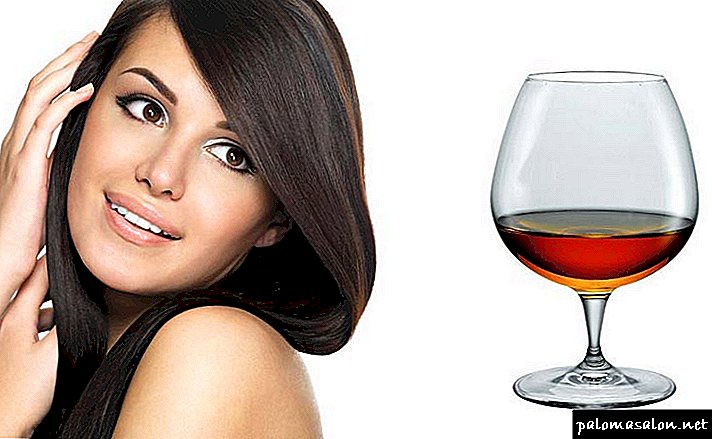 Hair masks with cognac - recipes for growth and against loss