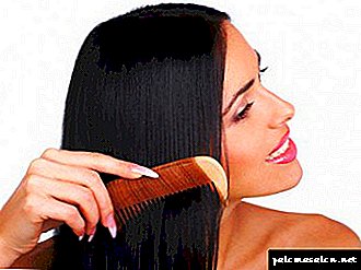 How to comb wet hair after a bath