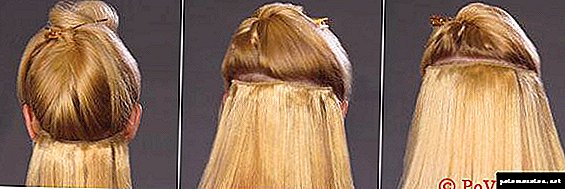 Extensões de cabelo de queratina
