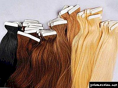 Hair on hairpins, clips, tresses
