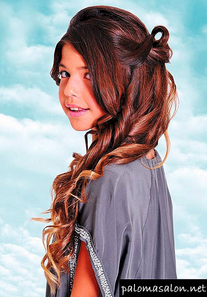 Fashionable Christmas hairstyles for girls