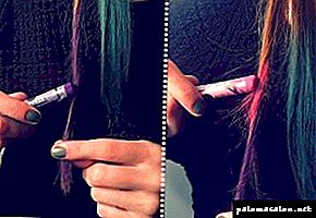 3 ways to get colored strands in a hairstyle