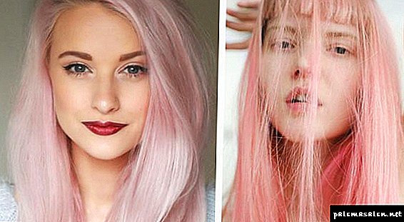 Vaaleanpunaiset hiukset: miten haluttu väri saavutetaan?
