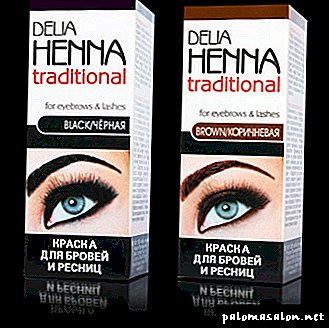 How to paint your eyelashes with henna?
