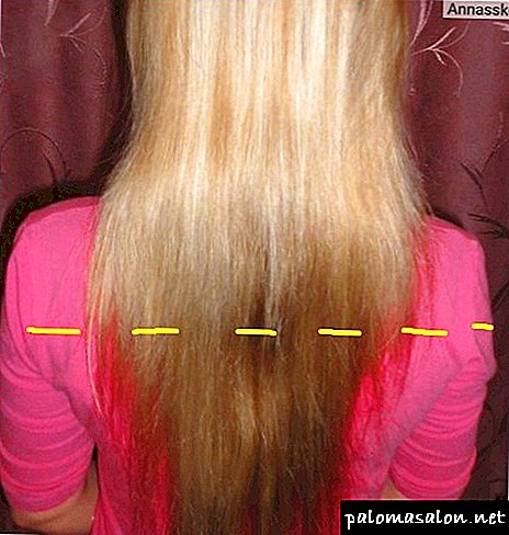 Coloración del cabello en el salón o peluquería.