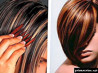 10 typer utheving på mørkt hår: funksjoner og tips