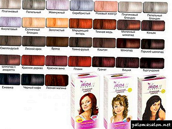 Irida šampon: svetle barve