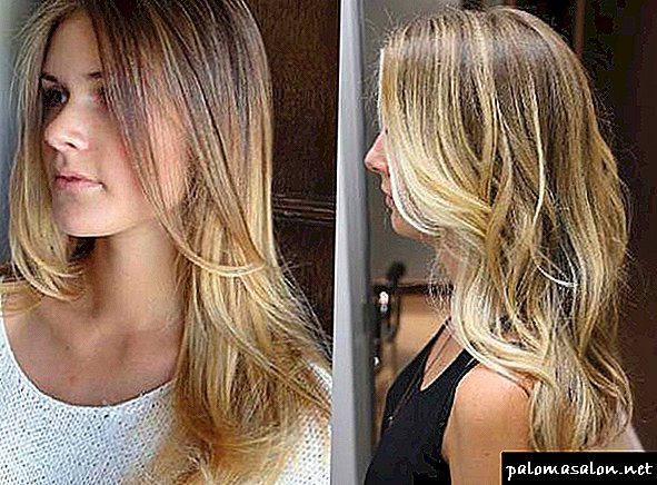 How to make shatush on light brown hair with video and photo