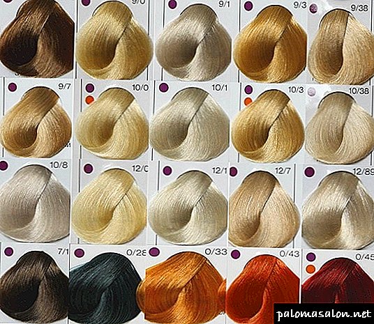 The color palette "Londa Professional": choose a hair dye