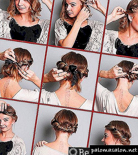 Yunan tarzı düğün saç modelleri (fotoğraf)