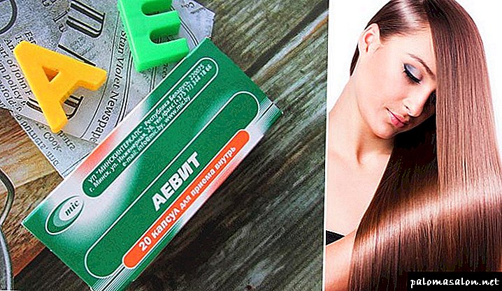Vitaminas "AEVIT" de cabelo: contra fragilidade, caspa e perda, um caminho para lavar fora uma máscara gordurosa da primeira vez