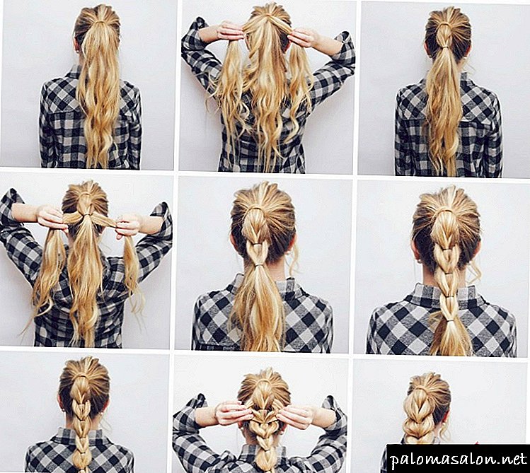 Hairstyles for medium hair with their own hands