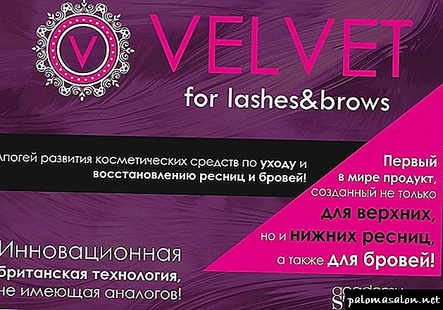 Velvet for eyelashes