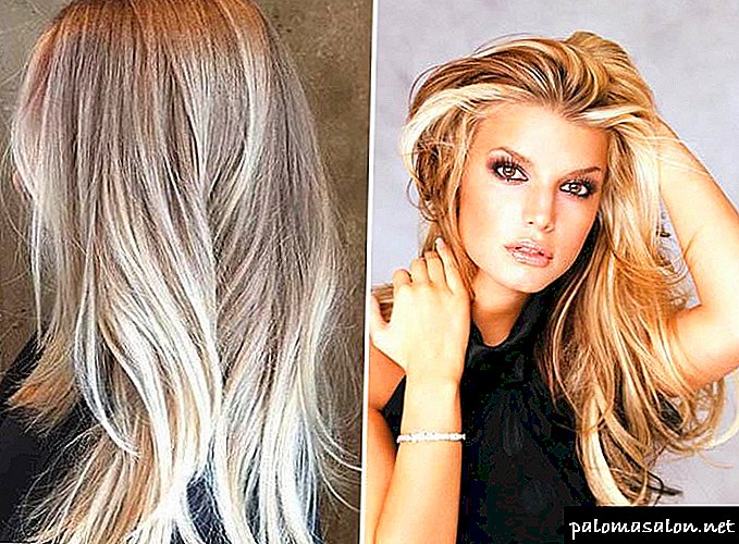 Highlighting on blond hair: possible staining options