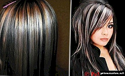 Several ways to do hair highlighting for gray hair