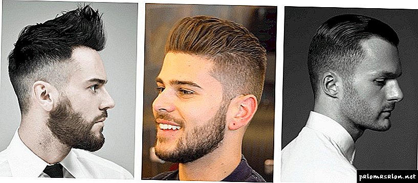 أداء حلاقة الذكور "البولكا": 3 وجهات النظر على تصفيفة الشعر نفسه