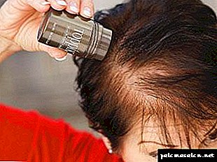 Kamufliažas plaukų panacėja dėl nuplikimo