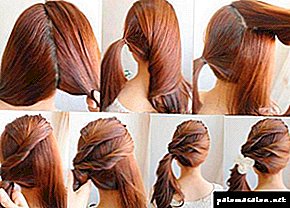 Easy hairstyles in 5 minutes to medium hair to school