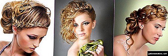 Varianter af elegante og trendy aftenferiehalper til mellemstore hår: trinvise skemaer, instruktioner, beskrivelse og foto af hår styling