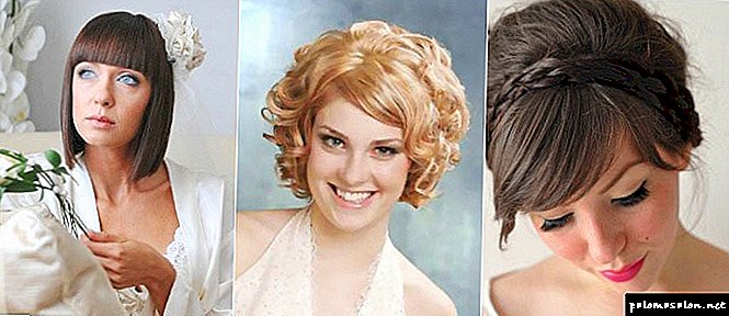 Beste bryllupsfrisyrer for kort hår: 77 bilder