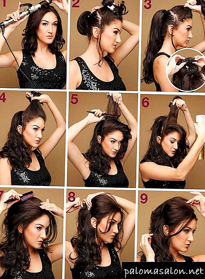 Simple hairstyles with their own hands for every day